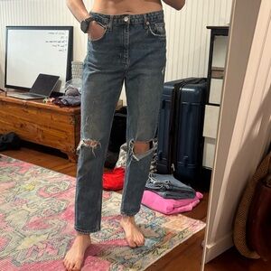 Zara distressed boyfriend Jean